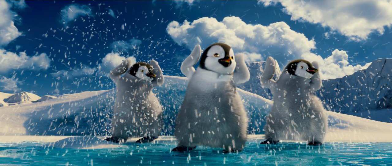 A still from Happy Feet 2.