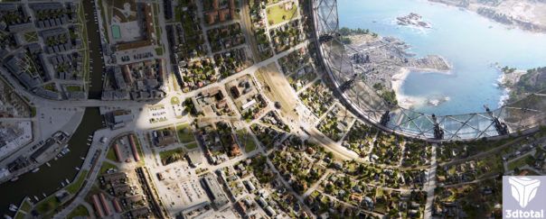 Bộ ảnh Chicago High Rise đến từ nghệ sĩ 3D của Việt Nam 5