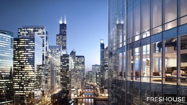 Bộ ảnh Chicago High Rise đến từ nghệ sĩ 3D của Việt Nam | iRender Farm