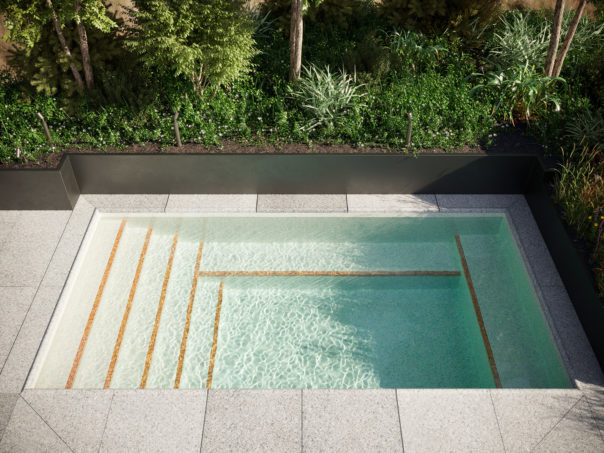 Một trong số những bức ảnh mà Recent Spaces thử nghiệm với caustics