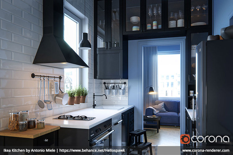 Tốc độ và sự tương tác của Corona Renderer