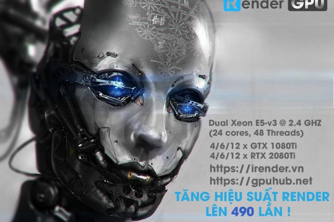 So sánh dịch vụ iRender và Fox Renderfarm 2