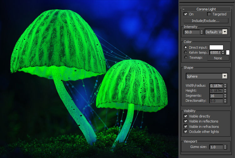 Tính linh hoạt của Corona Renderer 1