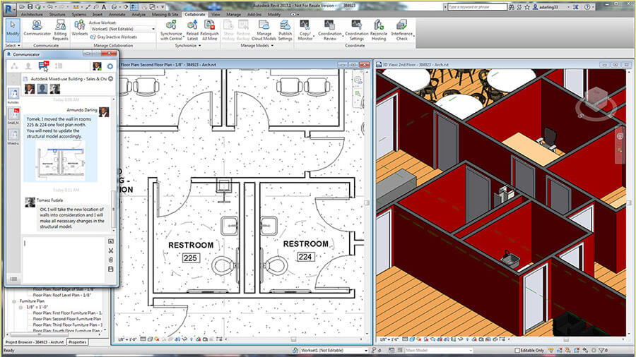 Проектирование мебели в revit