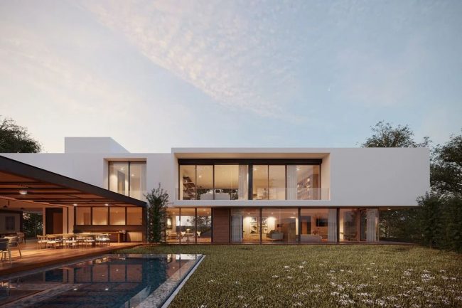 Mô hình một ngôi nhà hiện đại trên CGTrader (Nguồn: Angelo Ferretti qua CGTrader)