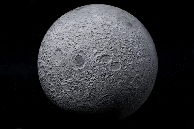 Một mô hình quang thực của mặt trăng trên Free3D (Nguồn: Free3D)