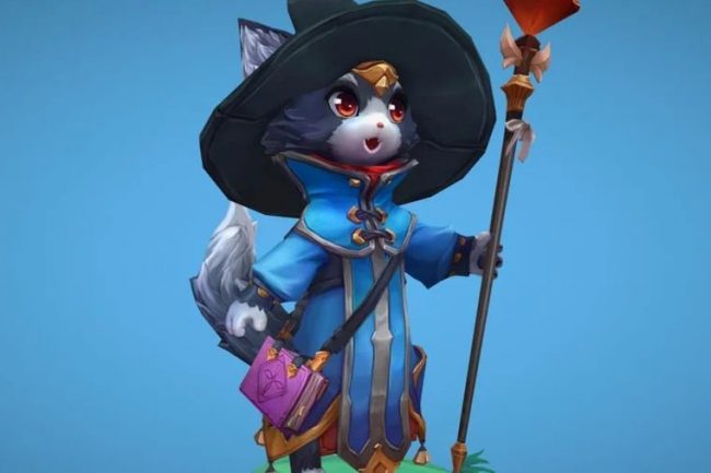 Mô hình Wizard Cat (Nguồn: Moonstone qua SketchFab)