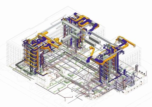 Lập mô hình BIM với Revit MEP (Nguồn: WSP)