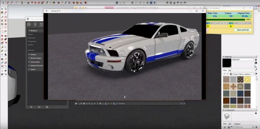 Kết xuất video clip từ Animator với Vray (Nguồn: TheSketchUpEssentials qua YouTube)