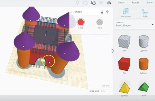 Tinkercad có lẽ là phần mềm tốt nhất để bắt đầu với mô hình 3D (Nguồn: Kevin Rutz qua YouTube)