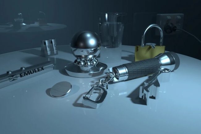 Các đối tượng bề mặt cứng khác nhau được hiển thị trong Maya (Nguồn: Beau Williams)