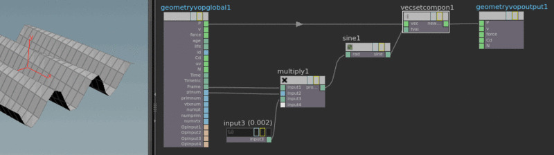 Làm quen với Houdini Vops 1