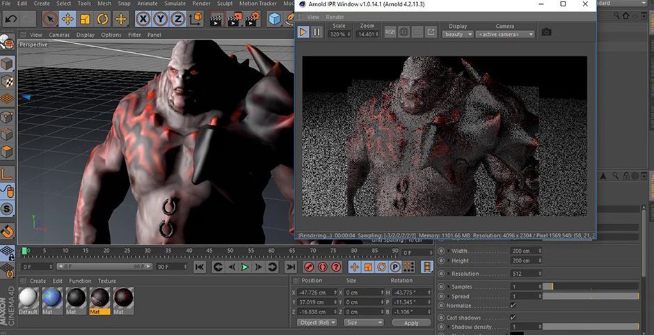 Tổng quan về Arnold trong Cinema 4D 4