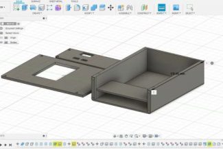 Vỏ bọc Raspberry Pi, được mô phỏng trong Fusion 360. (Nguồn: Niall Mobsby / All3DP)      