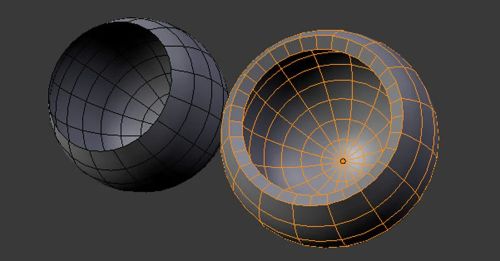 Áp dụng công cụ sửa đổi solidify lên bề mặt. Nguồn: spolearninglab.com 