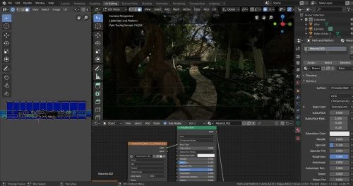 Giao diện người dùng của Blender có thể nhanh chóng trở nên phức tạp. (Nguồn: Niall Mobsby / All3DP)