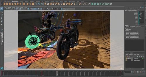 Phần mềm của Maya cho phép phát lại được lưu trong bộ nhớ cache cho hoạt ảnh (Nguồn: Autodesk) 