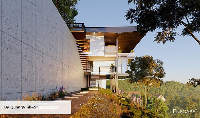 Architectural rendering by Enscape user QuangVinh-Zin