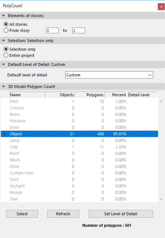 Tối ưu hóa mô hình 3D của bạn để tăng hiệu suất Lumion 3