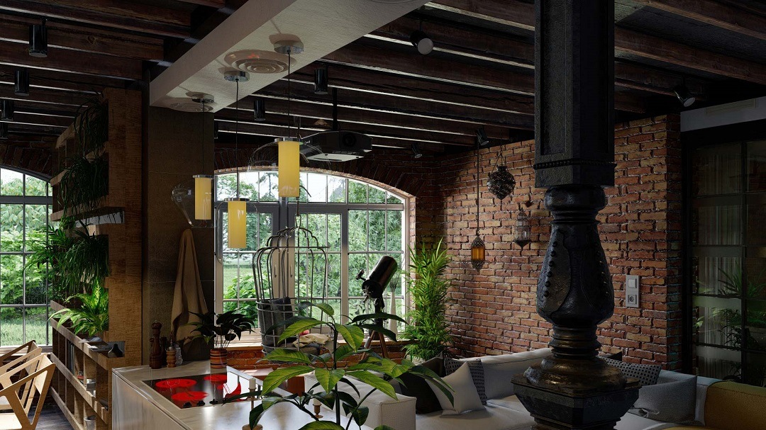 Nguồn: Lumion.com/ Cozy interior, rendered entirely in Lumion 11.