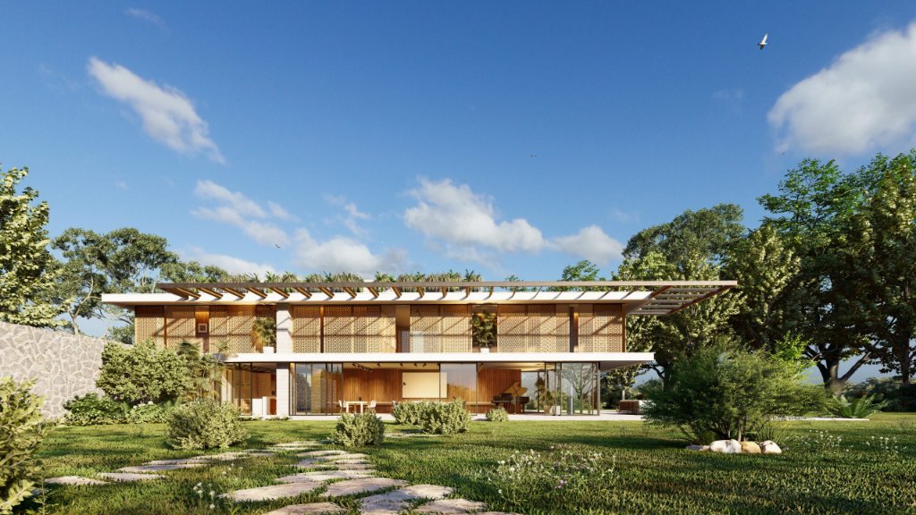 Tạo kết xuất kiến trúc khí quyển với Real Skies