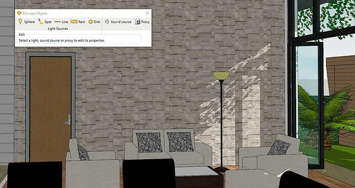 5. Không có ánh sáng trong SketchUp