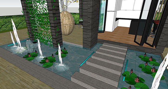 19. Linear light màu trong SketchUp