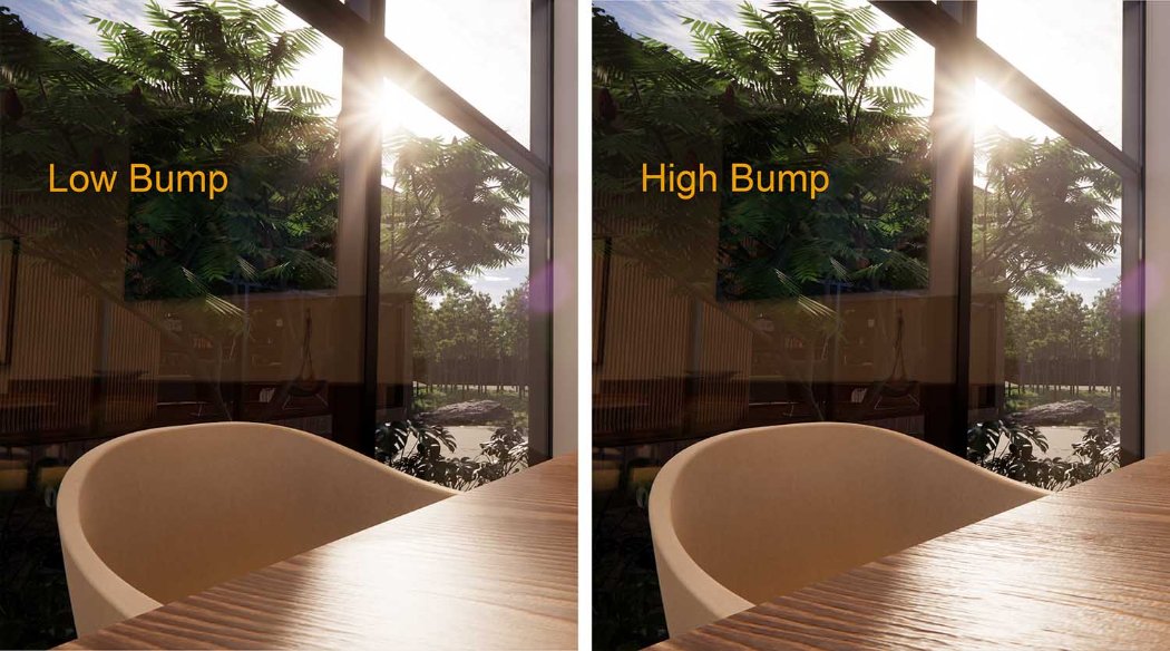 Bump texture áp dụng trên albedo