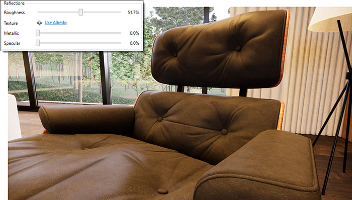 Xóa texture map phản xạ