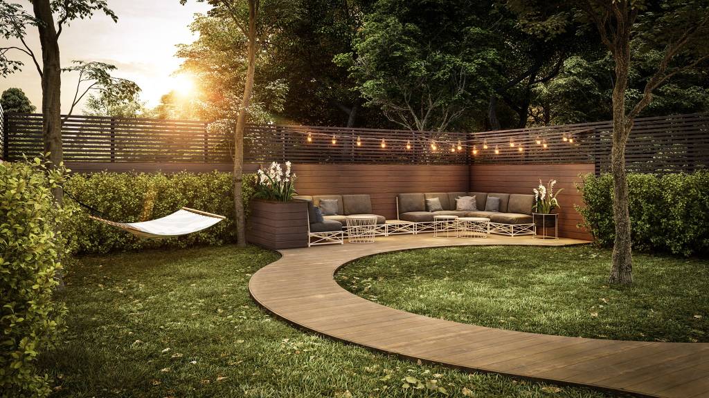 Thiết kế sân sau, kết xuất trong Lumion bởi Stephan Pavlov