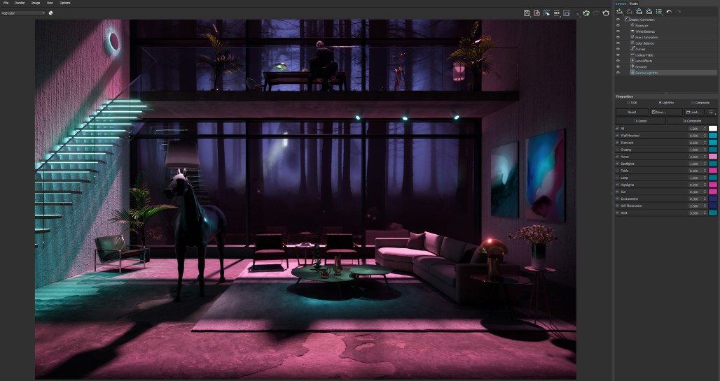 Light Mix trong V-Ray 5 7