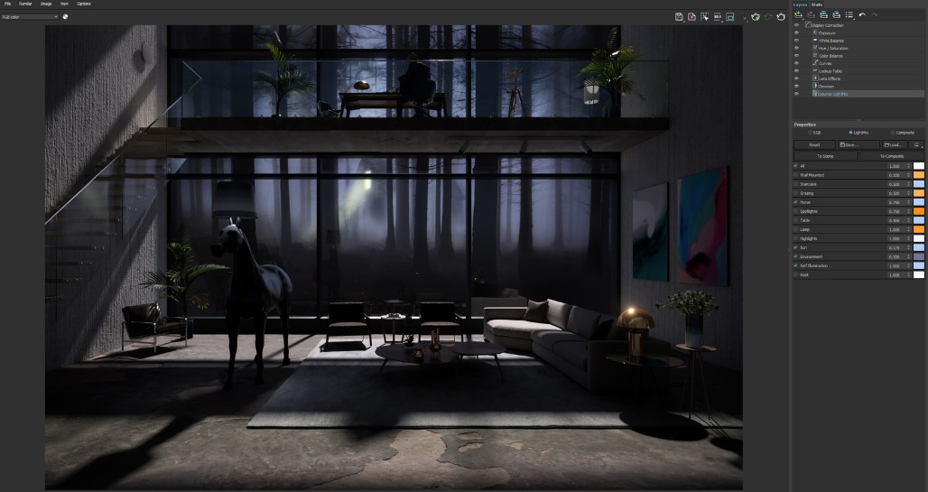 Light Mix trong V-Ray 5 6