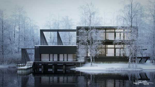 7 phong cách phổ biến của phần mềm kết xuất kiến trúc 3