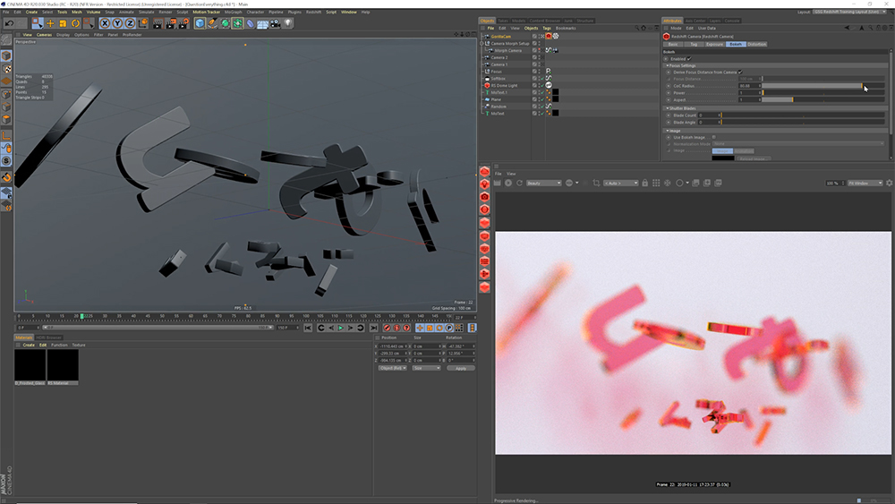 Mẹo để tăng tốc Redshift Render trong Cinema 4D 2