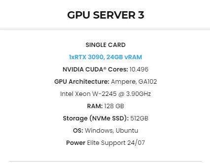 Cấu hình GPU đơn mạnh mẽ dành cho D5 Render 2
