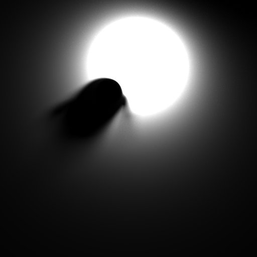 Hình ảnh 512x512 đã Baking của sàn. Lưu ý hình ảnh có vẻ tối hơn vì được hiển thị trong không gian tuyến tính.