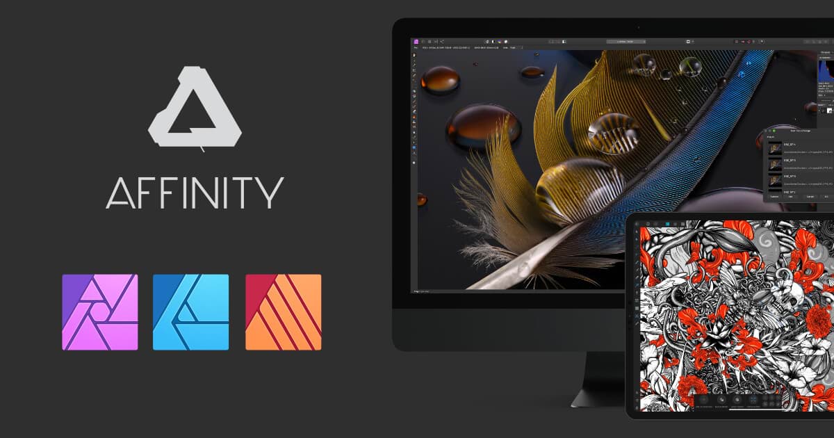 Affinity Designer và Adobe Illustrator 2
