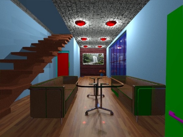 Hình 4. Render với môi trường thiết lập mặc định