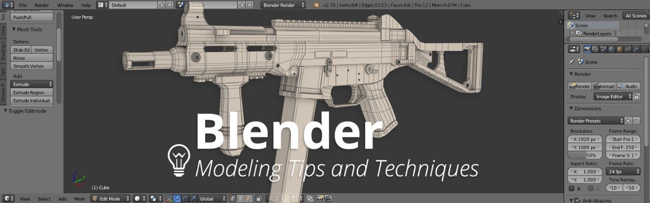 Tiến Hóa Với Modeling Trong Blender - Hard Surface Modeling (Source image: quangcao.tv)