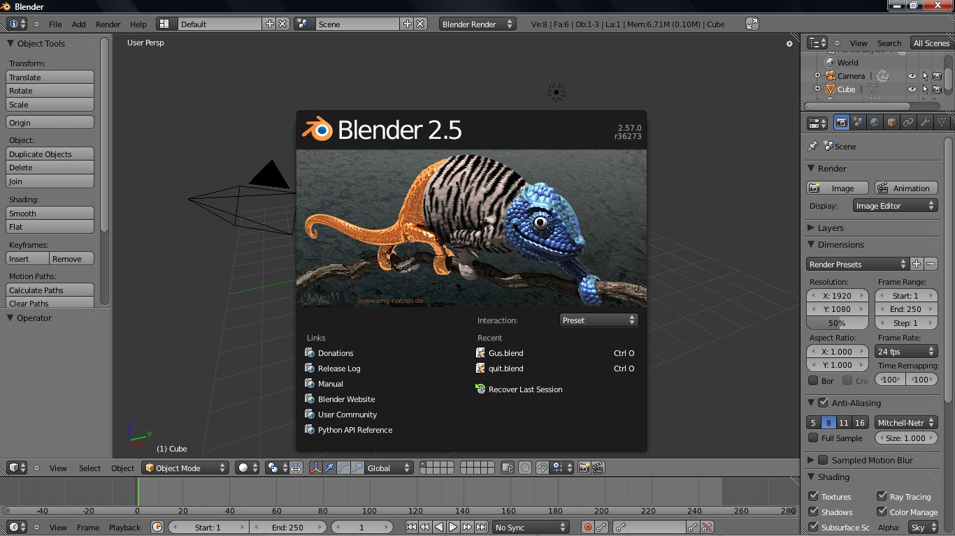 Cycles – Engine Render Mới Của Blender 3D 2
