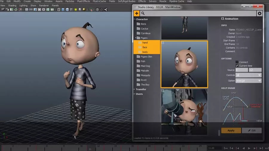 Studio Library is a free tool for managing poses and animation (Image credit: Studio Library)
