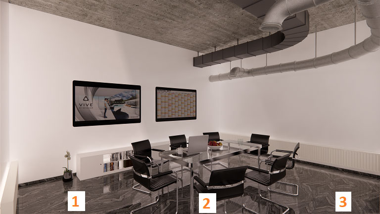Only lighting fixtures were added to the scene (Nguồn hình ảnh: blog.enscape3d.com)