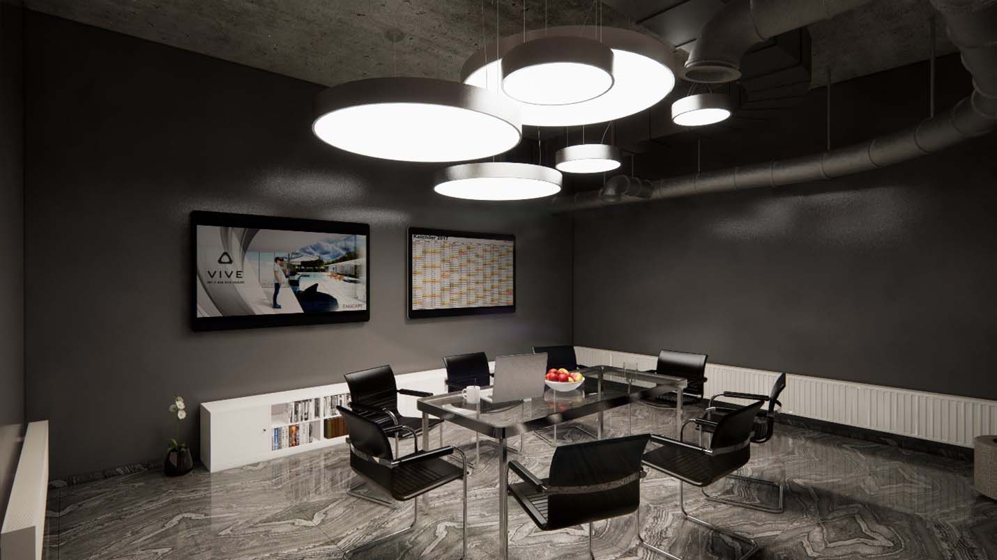 Only the wall material was changed in this rendered image
