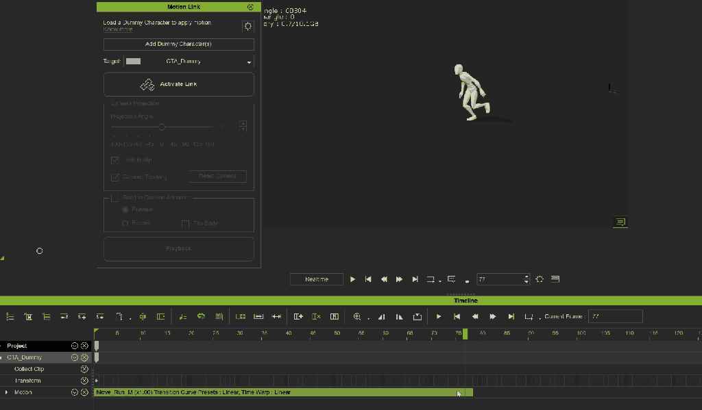 Lặp lại chuyển động giúp nhân vật chạy xa hơn và có chiều sâu.