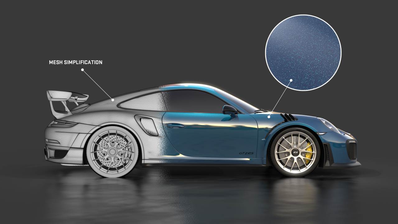 KeyShot 10.2 giới thiệu các tính năng mới cho vật liệu Sơn Axalta.