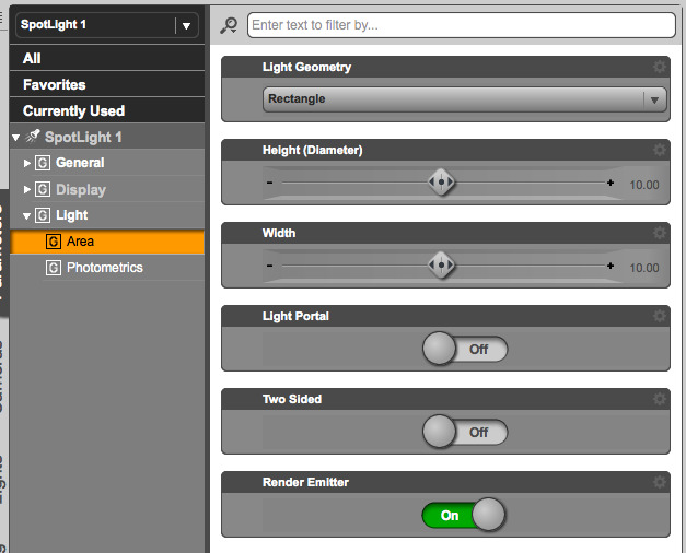 Sử dụng Spotlight với NVIDIA Iray trong DAZ Studio 4