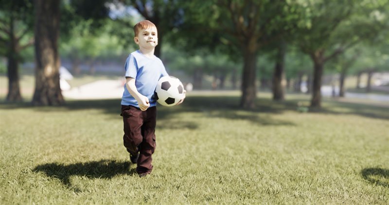 Cỏ trong một dự án kiến trúc cảnh quan