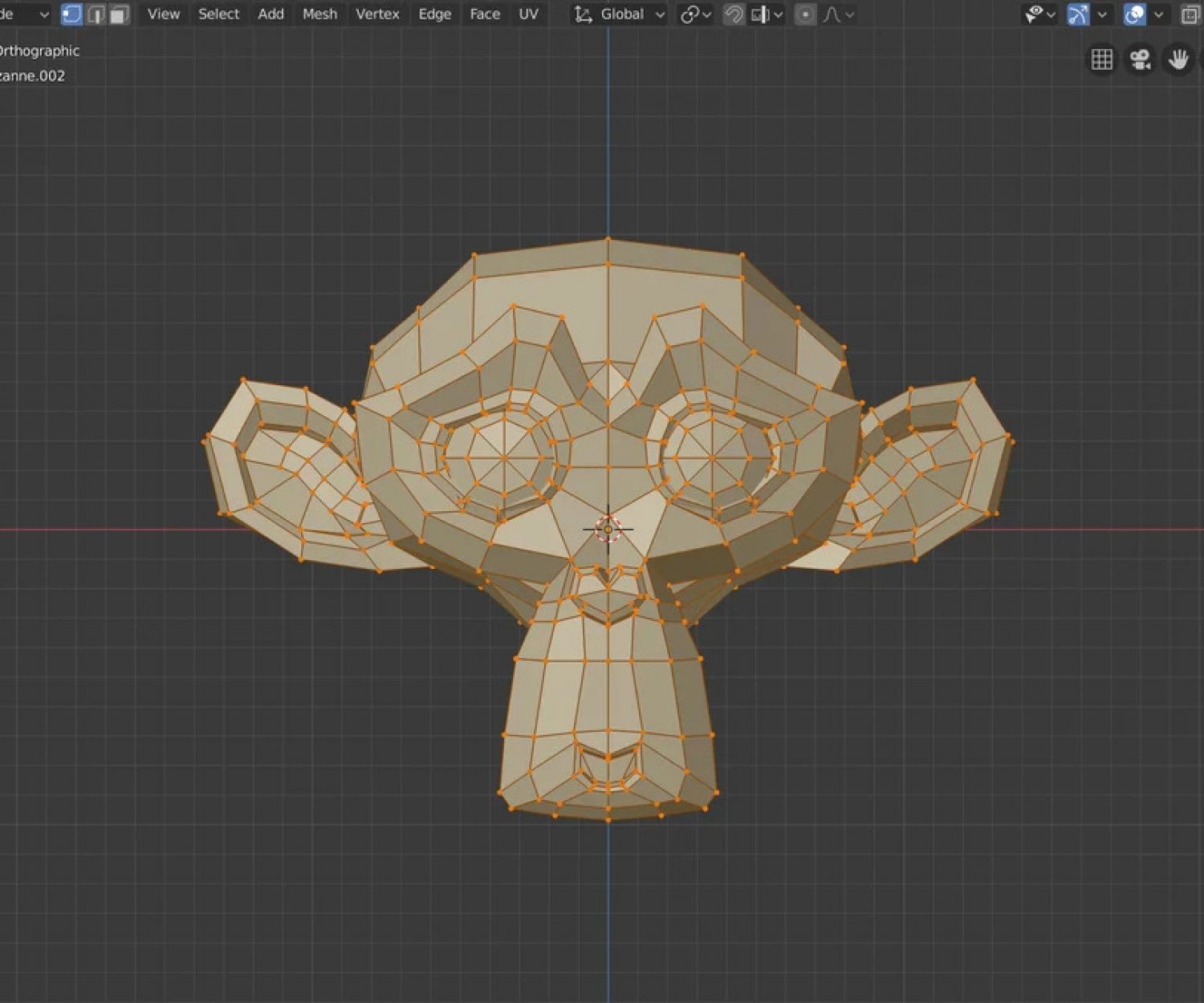 Hãy lấy chú khỉ Suzanne làm ví dụ (Nguồn: Jaime Rios Velasco qua All3DP)