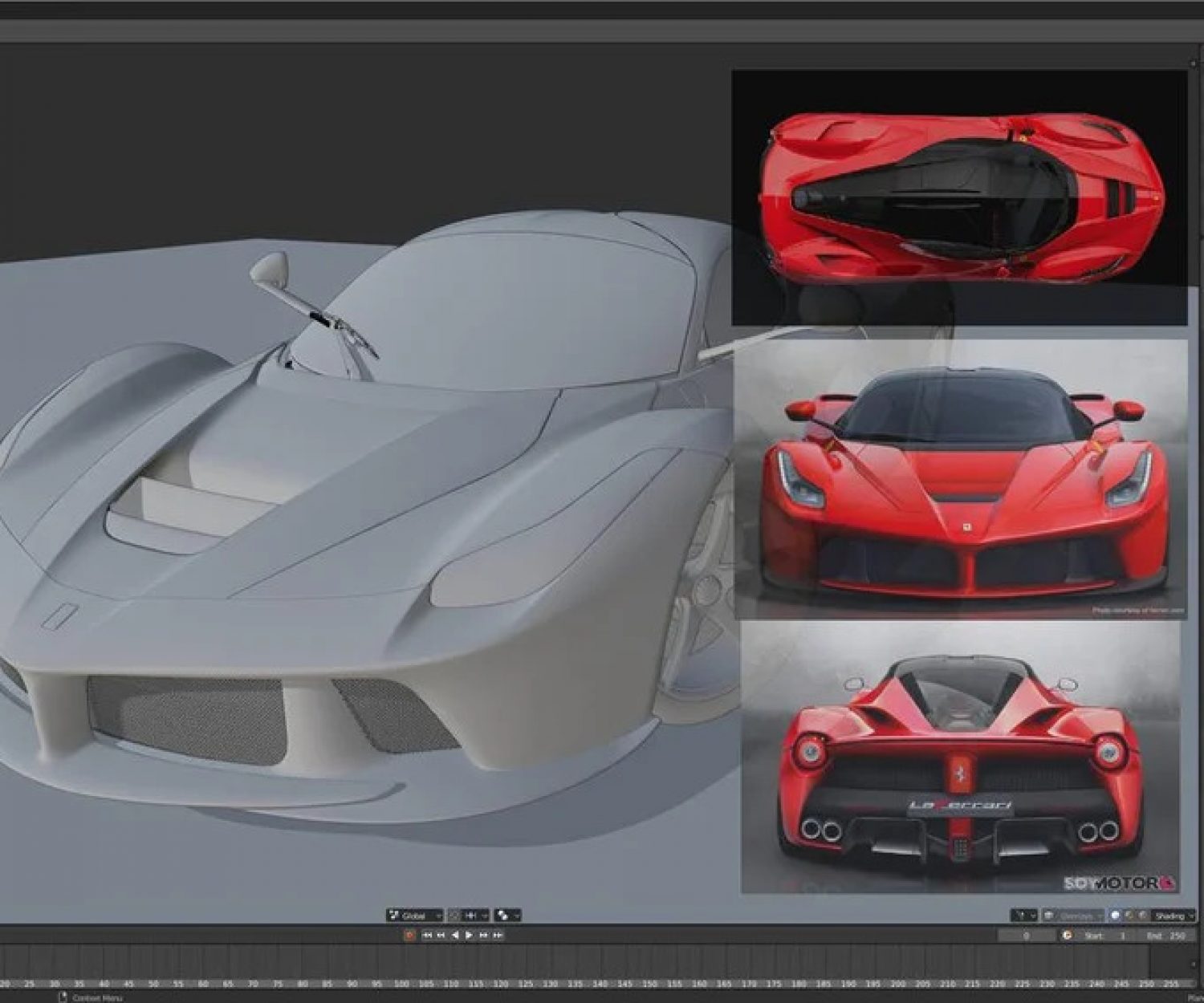 Những hình ảnh tham khảo này nhanh chóng tóm tắt diện mạo của Ferarri