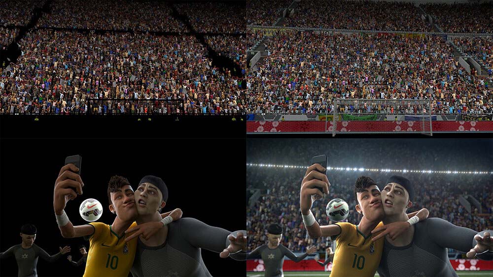 The Last Game for Nike - crowd iRender